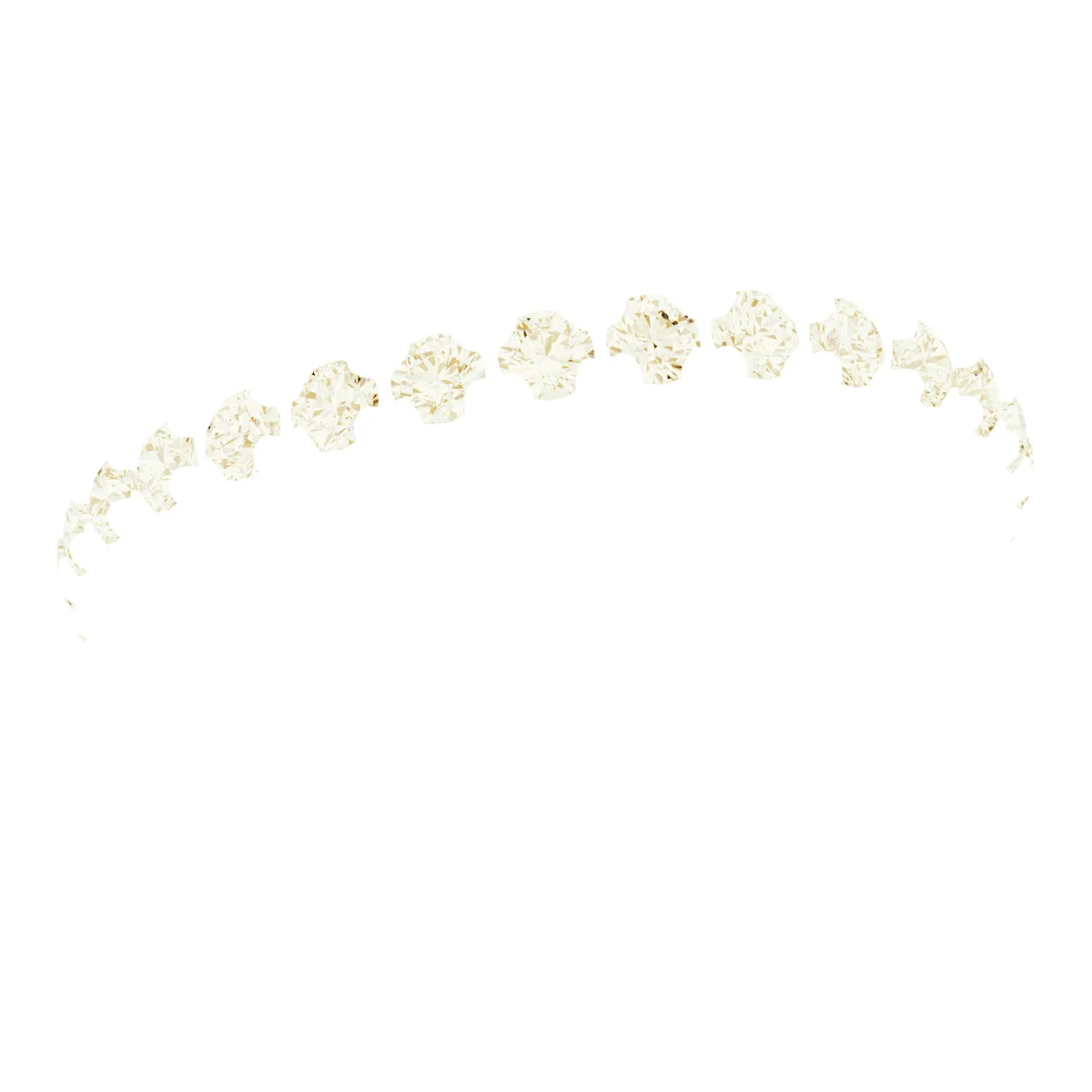 French-Set Criss-Cross Anniversary Band view 3