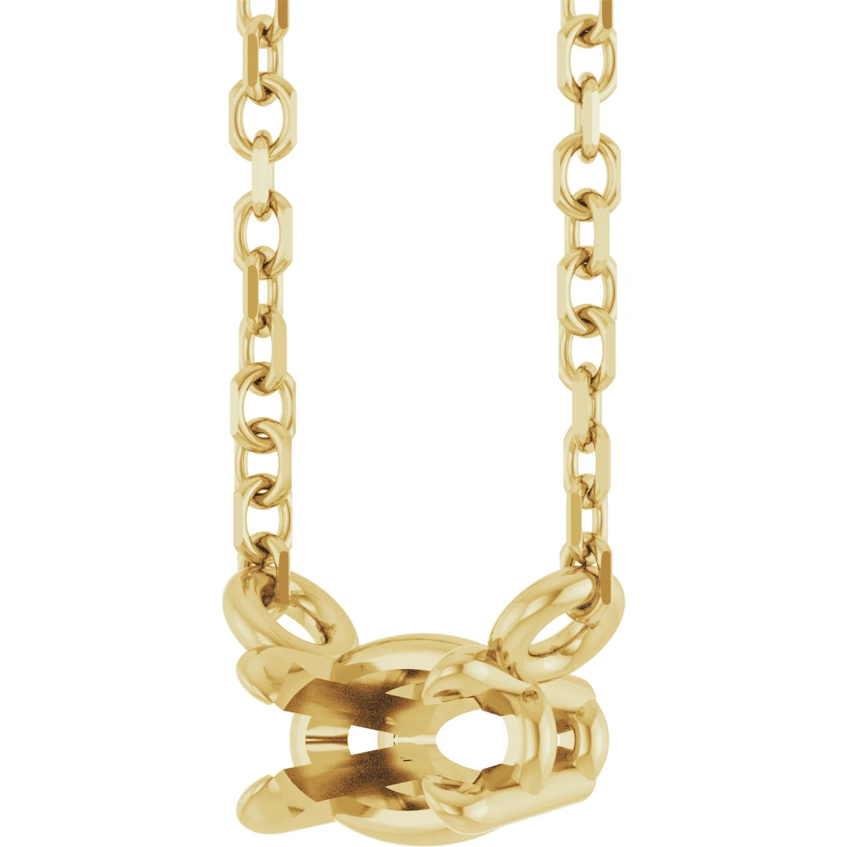 Solitaire Necklace view 2