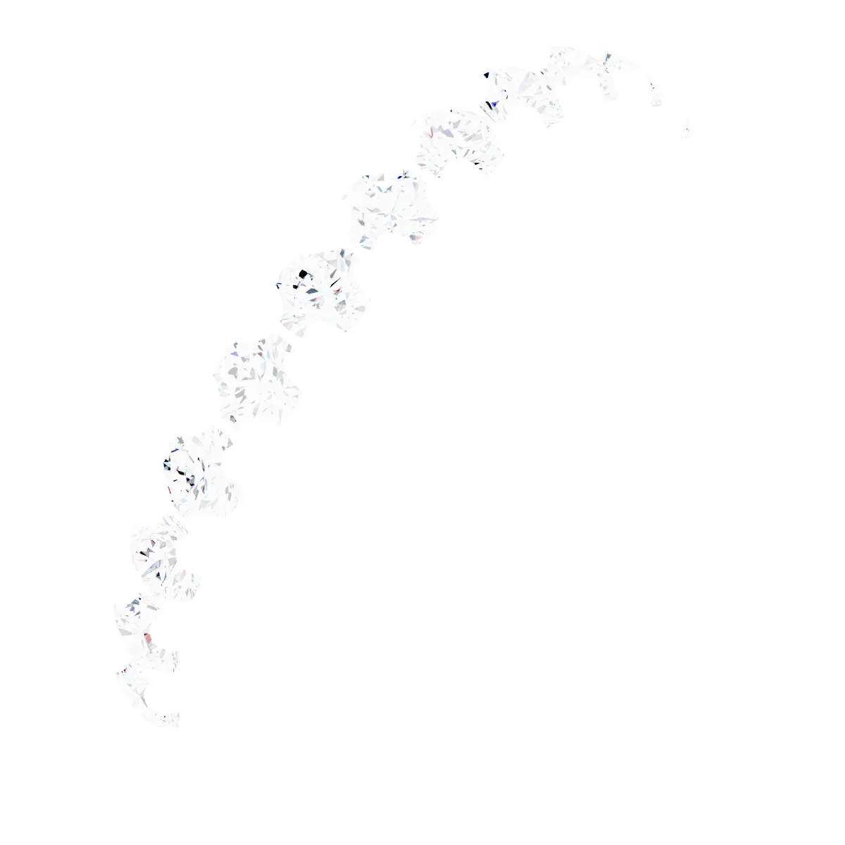 French-Set Criss-Cross Anniversary Band band in 14K White Gold | Haejin Jewelry Brooklyn