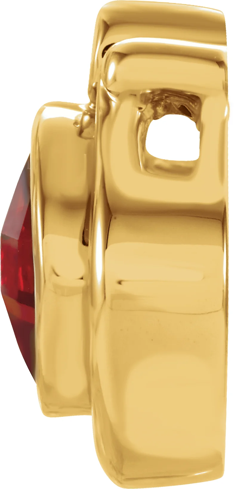 Accented Bezel-Set Pendant view 2