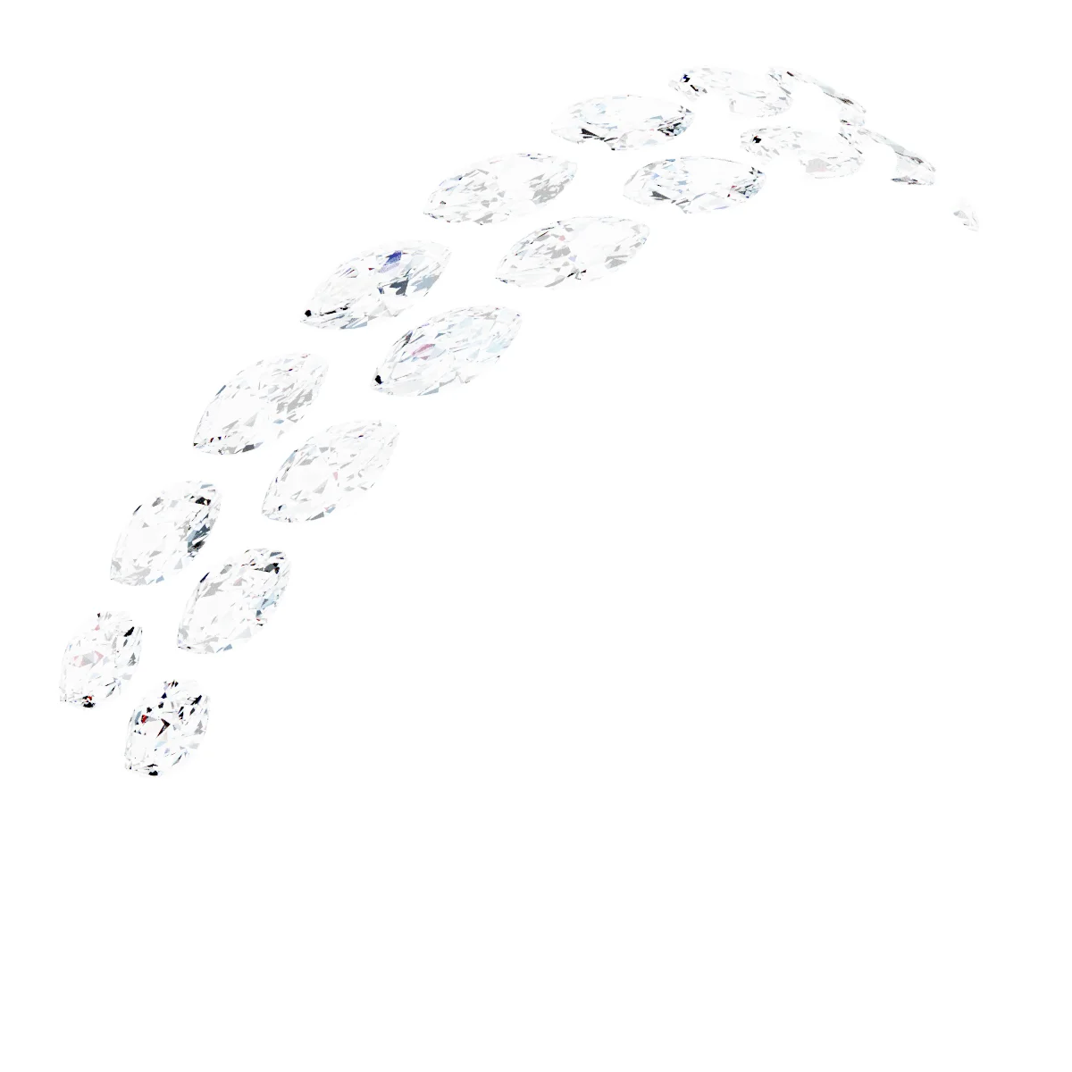 Double-Row Anniversary Band band in 14K White Gold | Haejin Jewelry Brooklyn