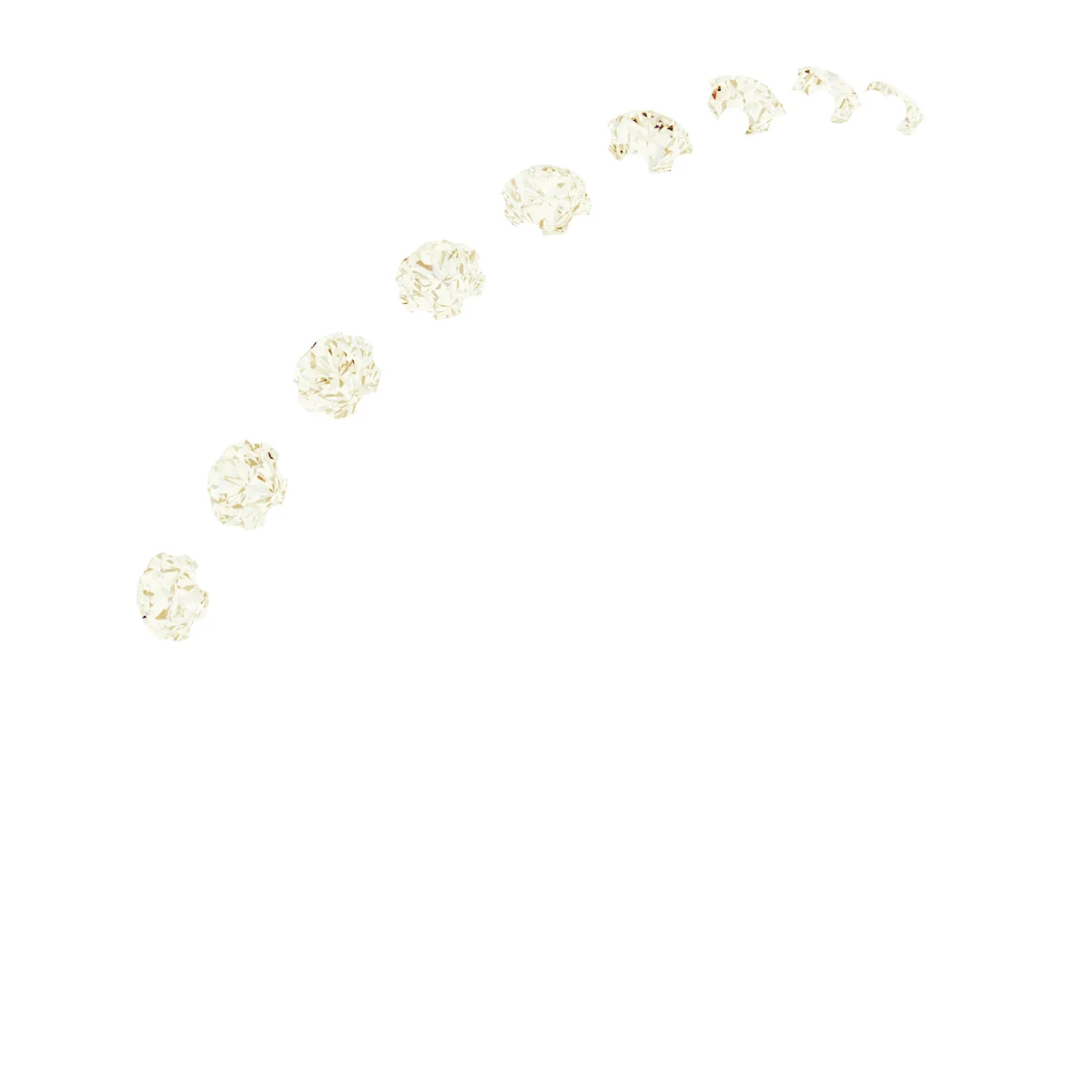 Nine-Stone Anniversary Band band in 14K White Gold | Haejin Jewelry Brooklyn
