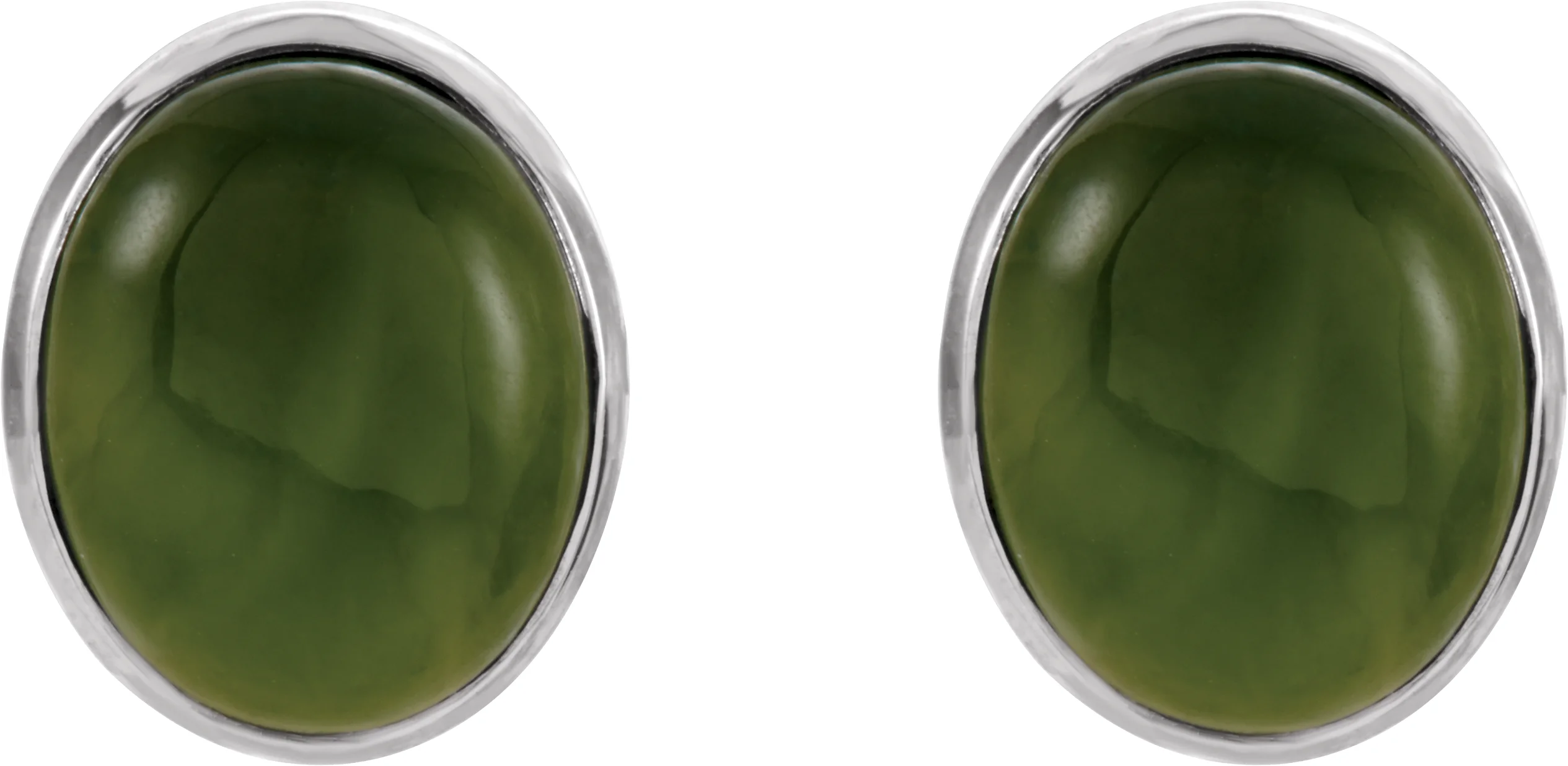 Bezel-Set Solitaire Earrings view 2