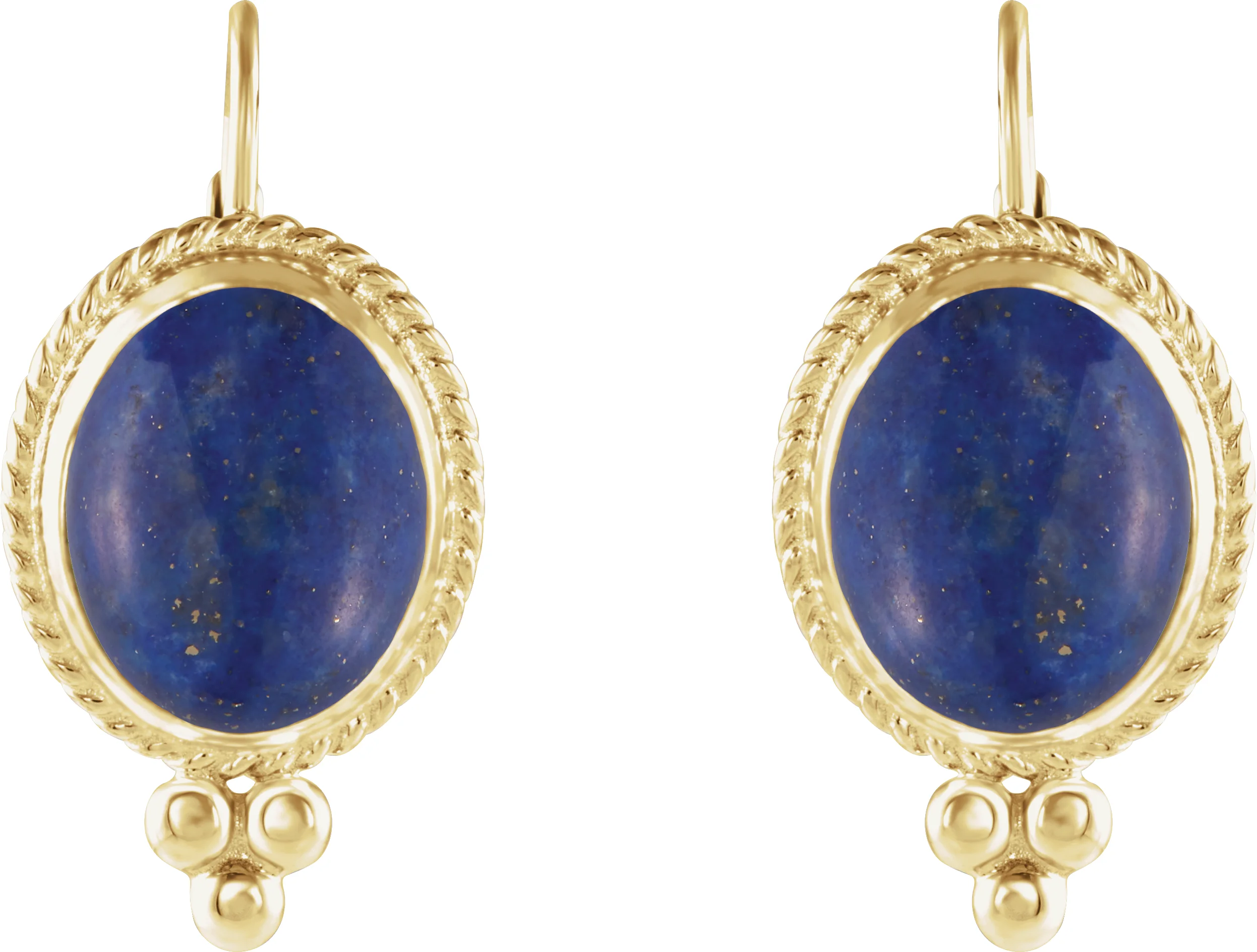 Cabochon Earrings view 2