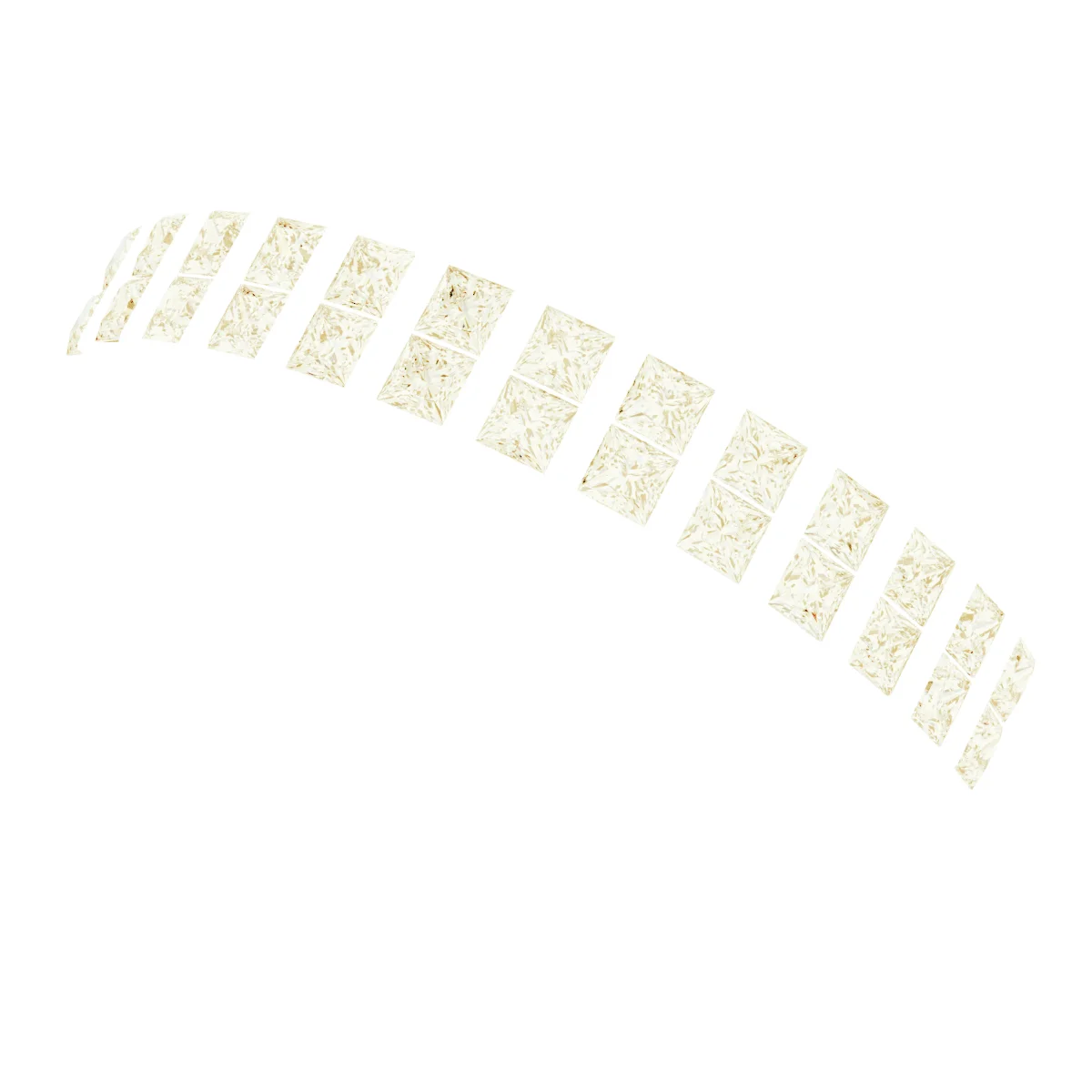 Channel-Set Double Row Anniversary Band view 5