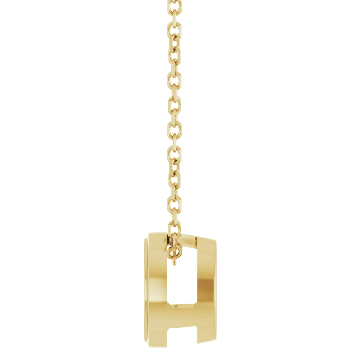 Solitaire Bezel-Set Necklace view 3