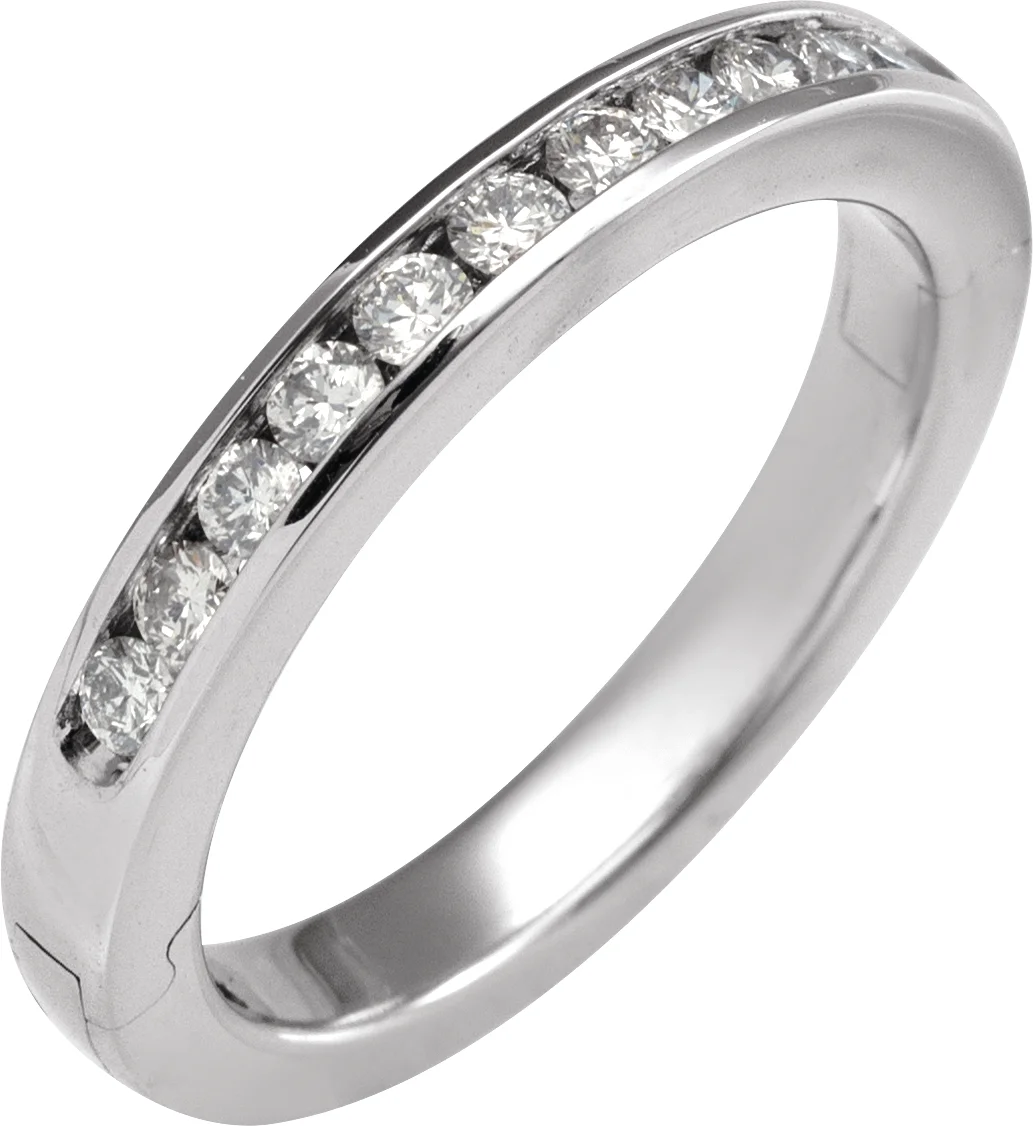 CLIQ® Hinged Adjustable Anniversary Band engagement ring setting