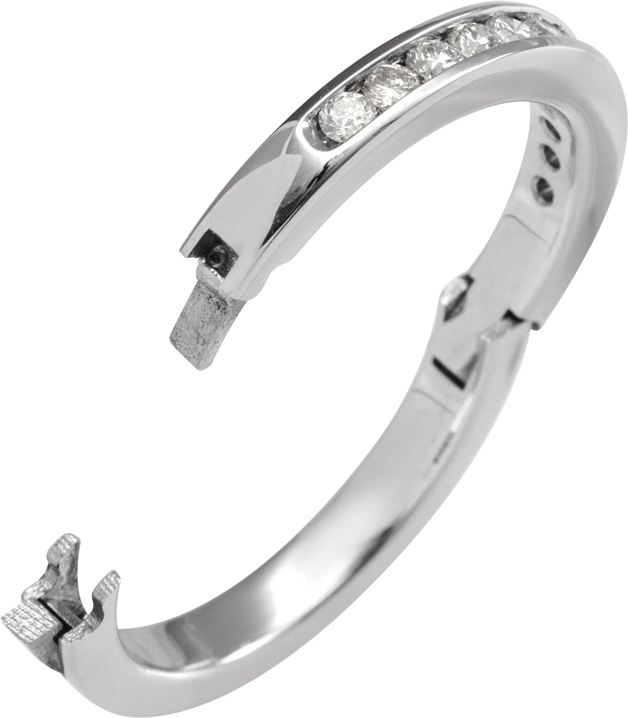 CLIQ® Hinged Adjustable Anniversary Band view 2