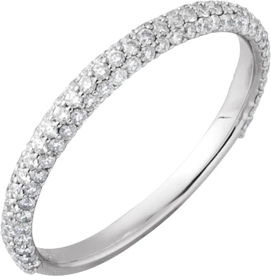 Soft Rain engagement ring setting