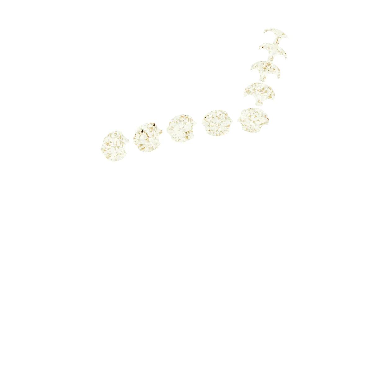 Soft Arc engagement ring setting