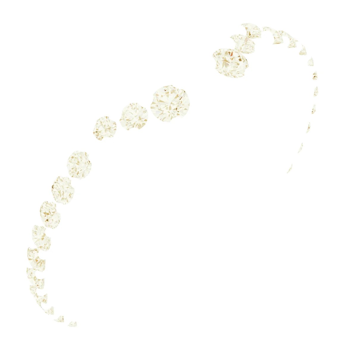 Accented Contour Band band in 14K White Gold | Haejin Jewelry Brooklyn