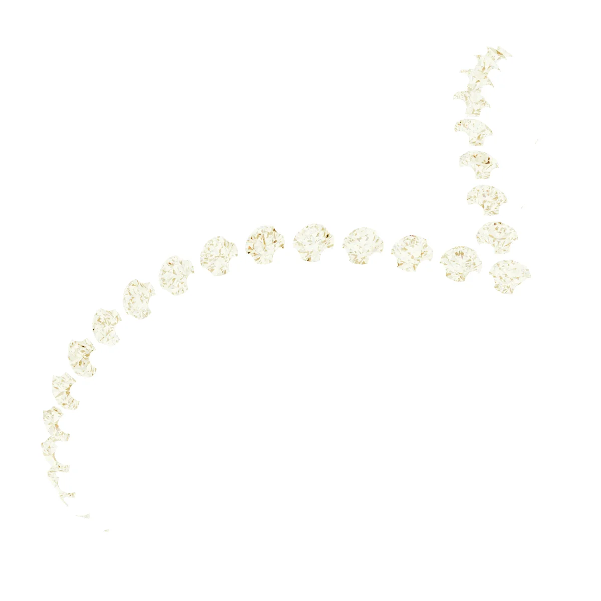 Soft Arc band in 14K White Gold | Haejin Jewelry Brooklyn