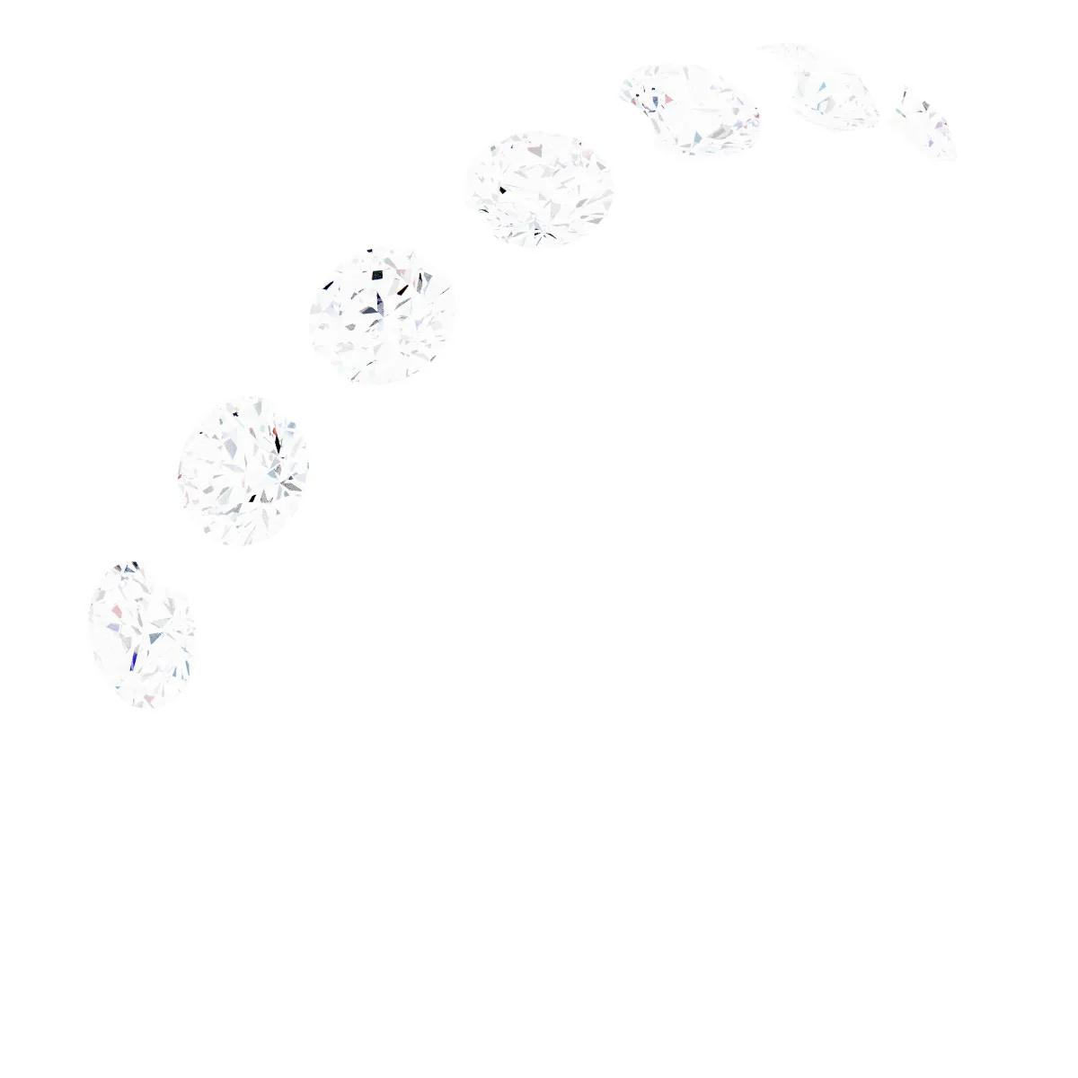 Seven Points band in 14K White Gold | Haejin Jewelry Brooklyn