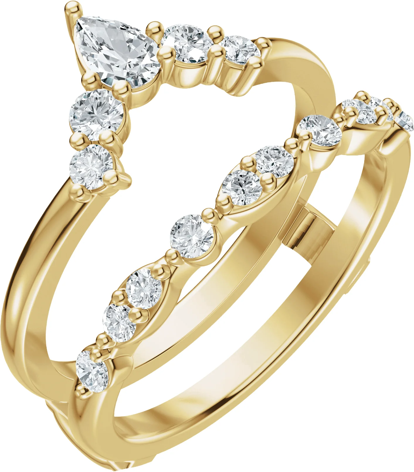 Close Guard band in 14K Rose Gold | Haejin Jewelry Brooklyn
