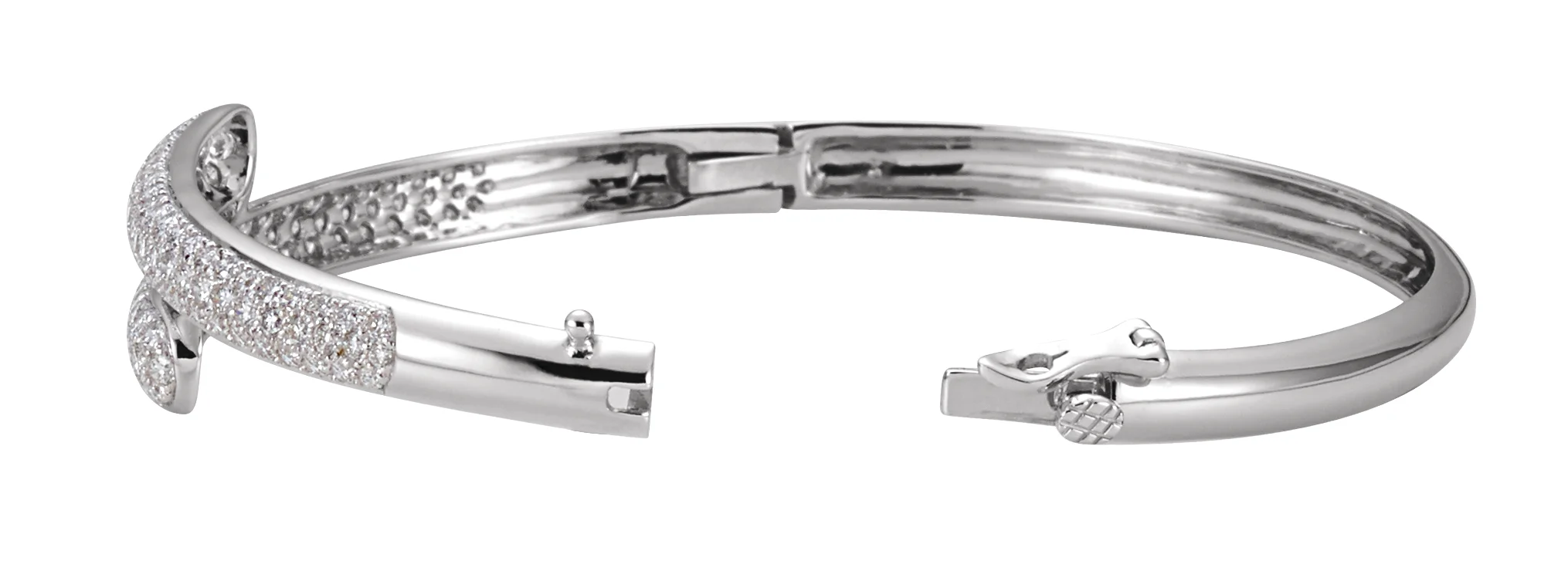 Pavé-Style Bangle Bracelet view 2