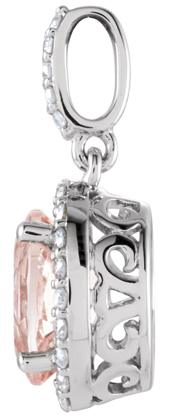 Halo-Style Pendant view 2