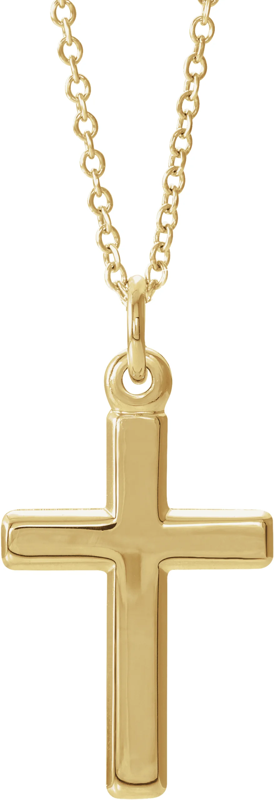 Cross Necklace or Pendant engagement ring setting