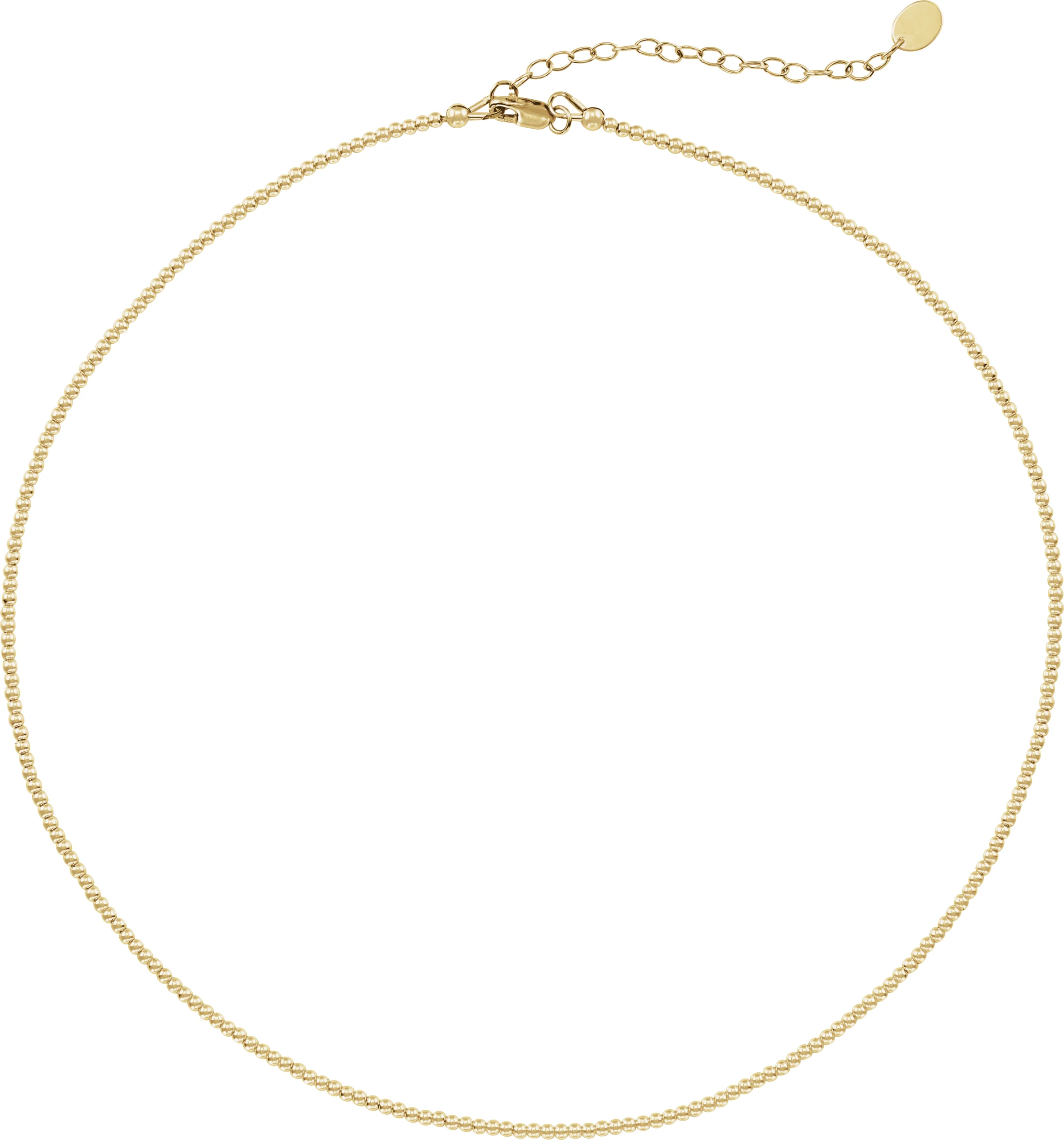 Hollow Bead Necklace engagement ring setting