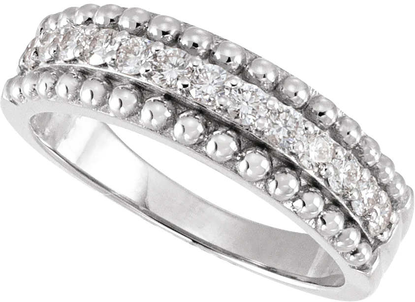 Beaded Anniversary Band view 4