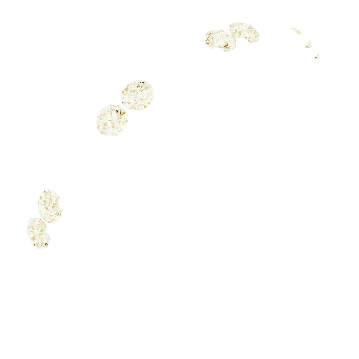 Mixed Points band in 14K White Gold | Haejin Jewelry Brooklyn