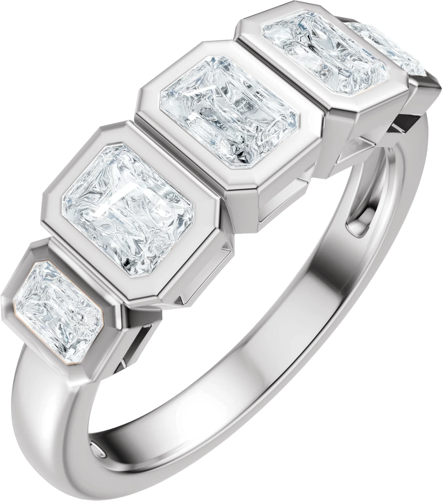 Long Bond engagement ring setting