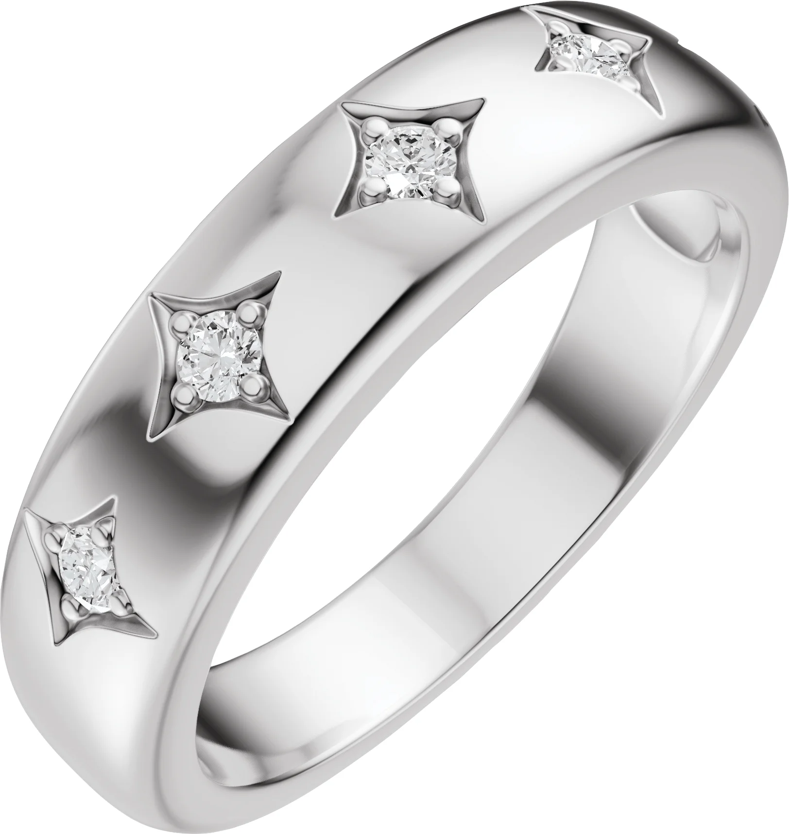 Long Bond engagement ring setting