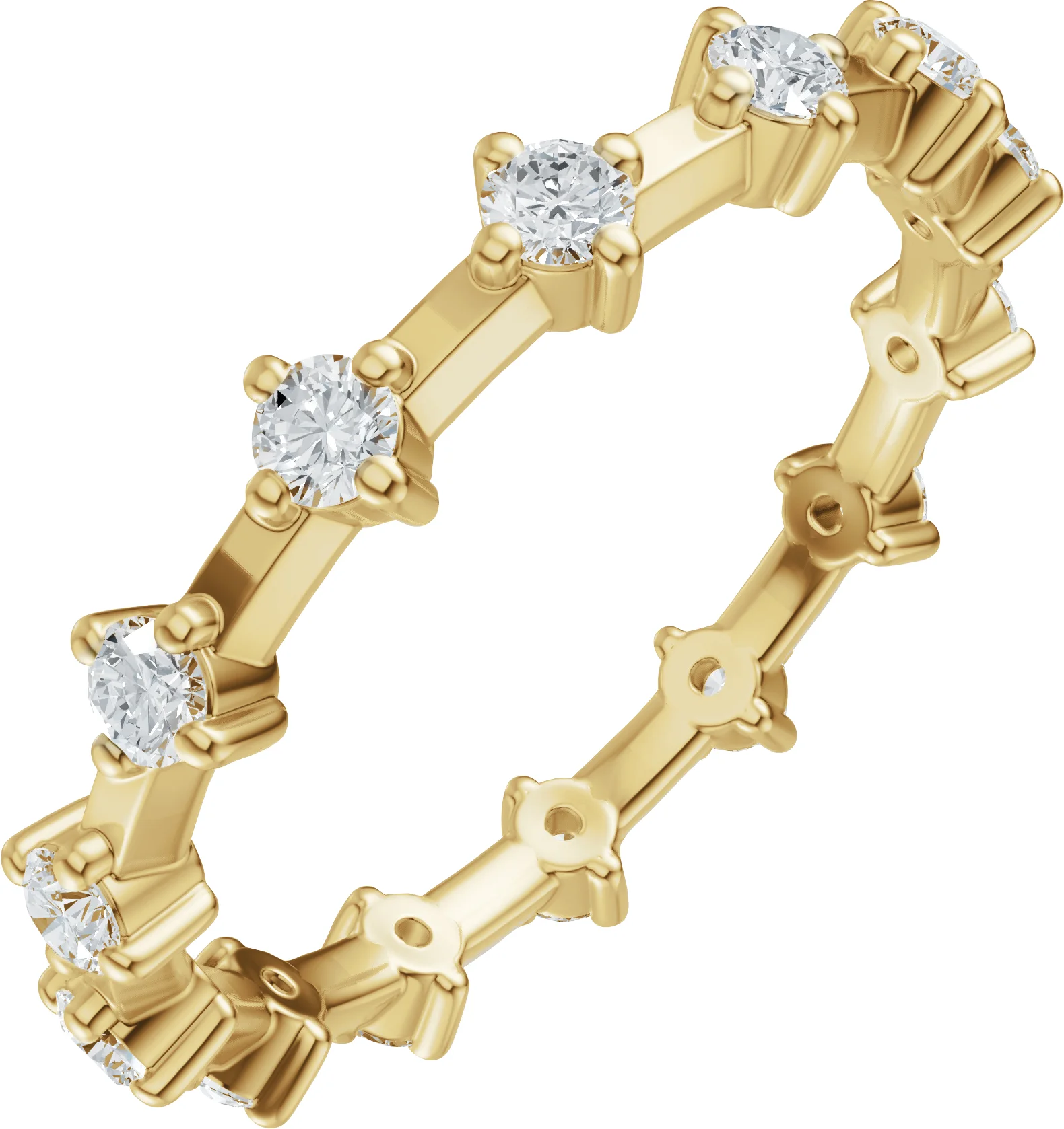 First Light band in 14K White Gold | Haejin Jewelry Brooklyn