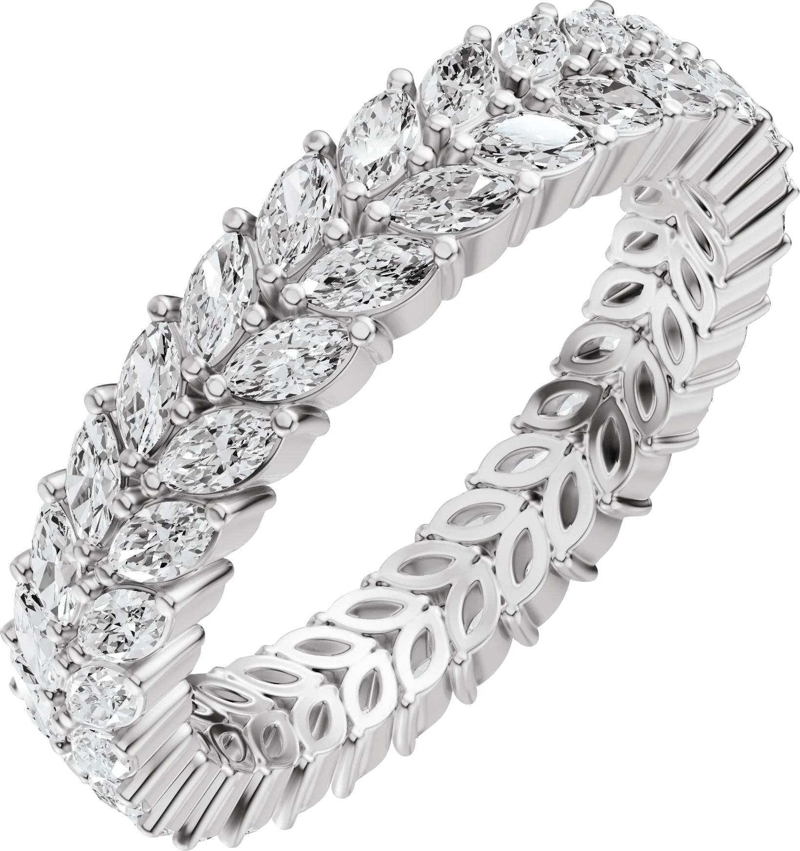 First Light band in 14K White Gold | Haejin Jewelry Brooklyn