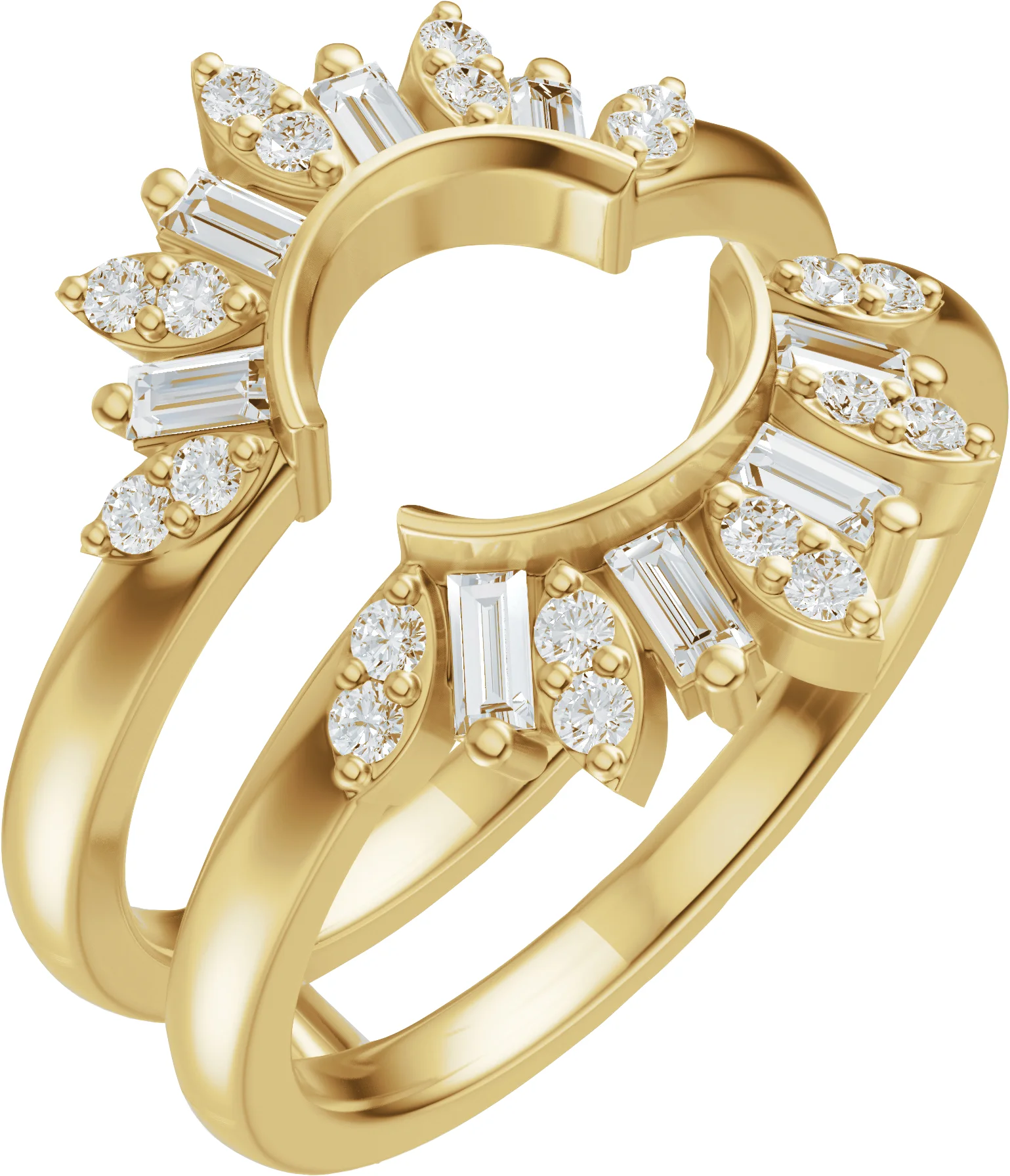 Close Guard band in 14K White Gold | Haejin Jewelry Brooklyn