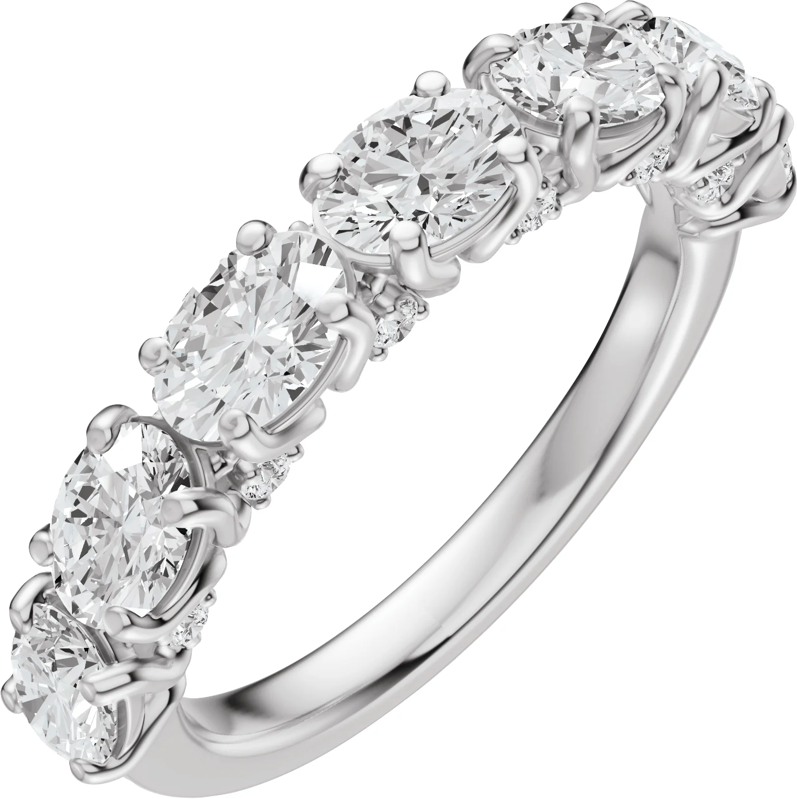 Long Bond engagement ring setting