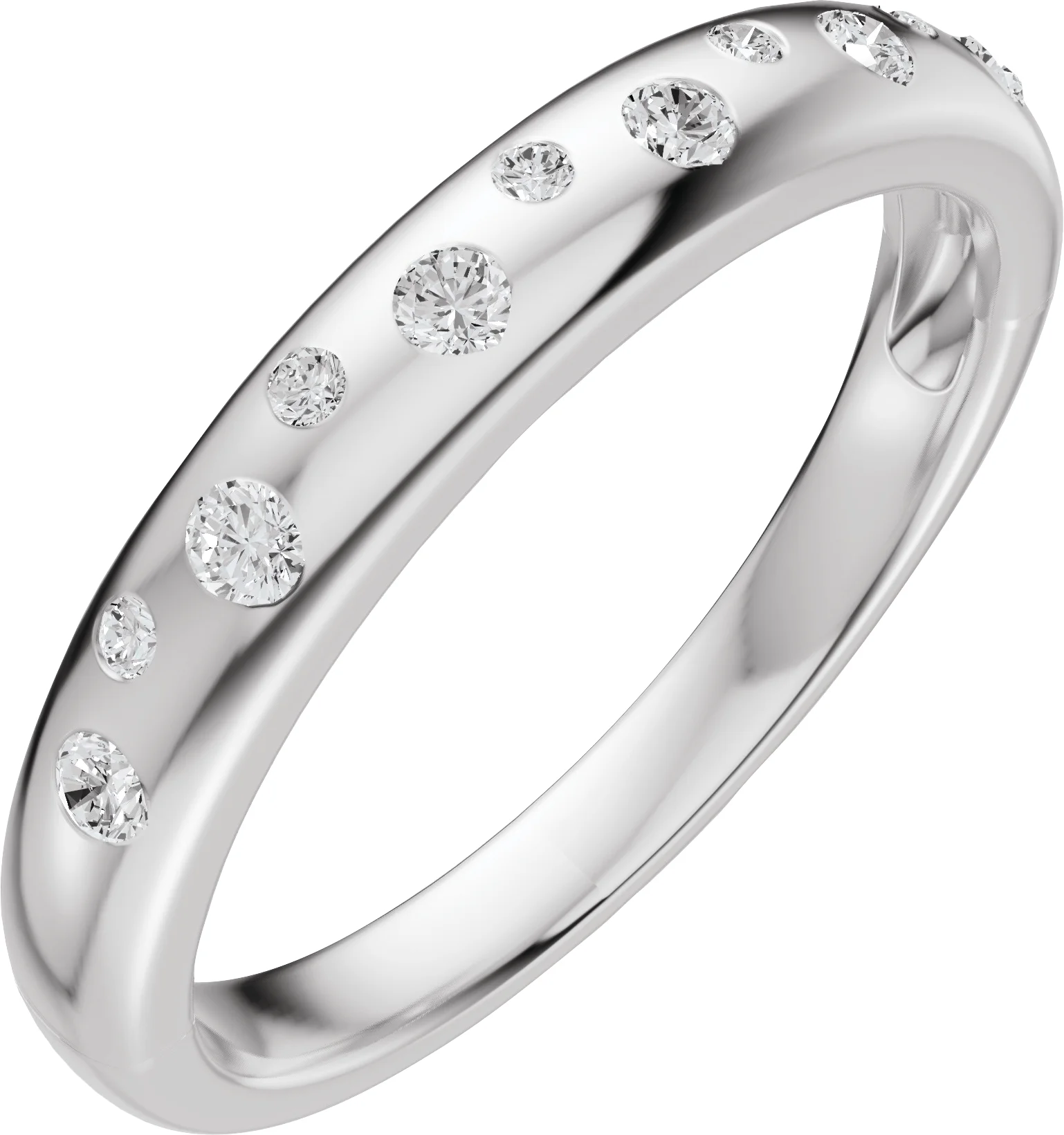 Long Bond engagement ring setting