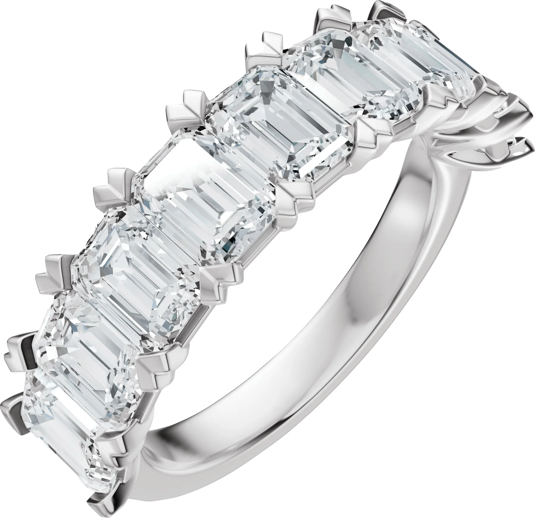 Long Bond engagement ring setting