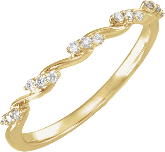 Long Bond band in 14K White Gold | Haejin Jewelry Brooklyn