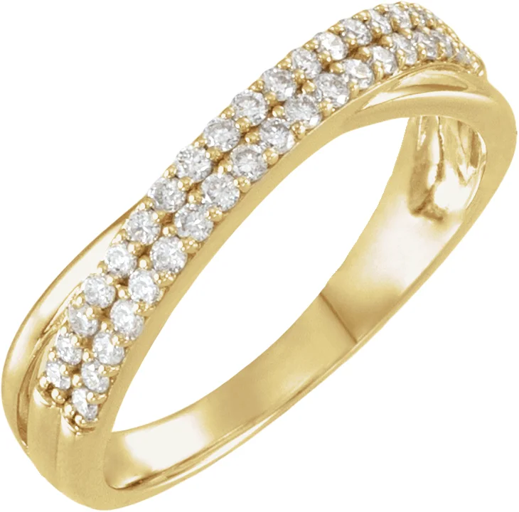Long Bond band in 14K White Gold | Haejin Jewelry Brooklyn