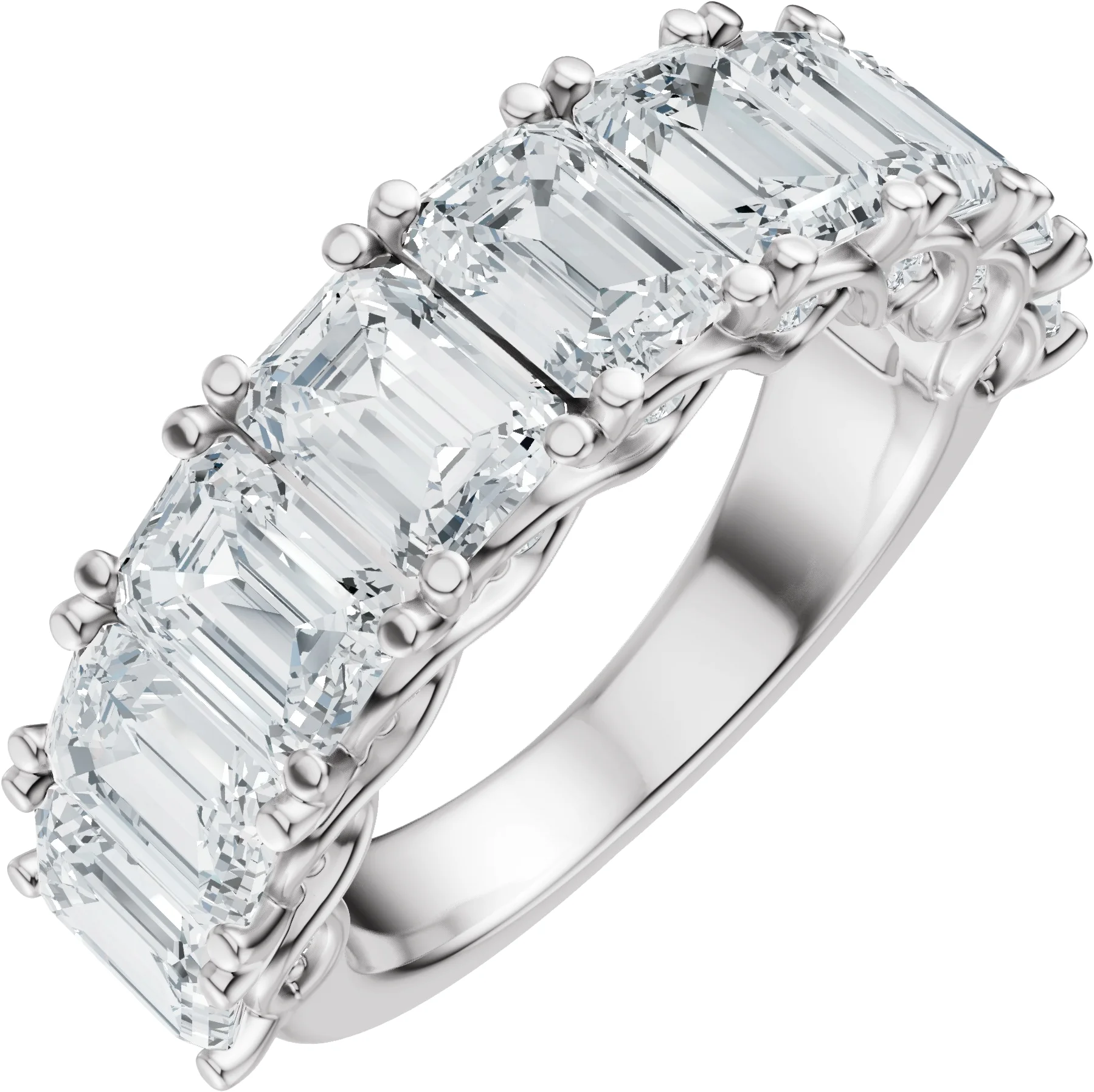 Long Bond engagement ring setting