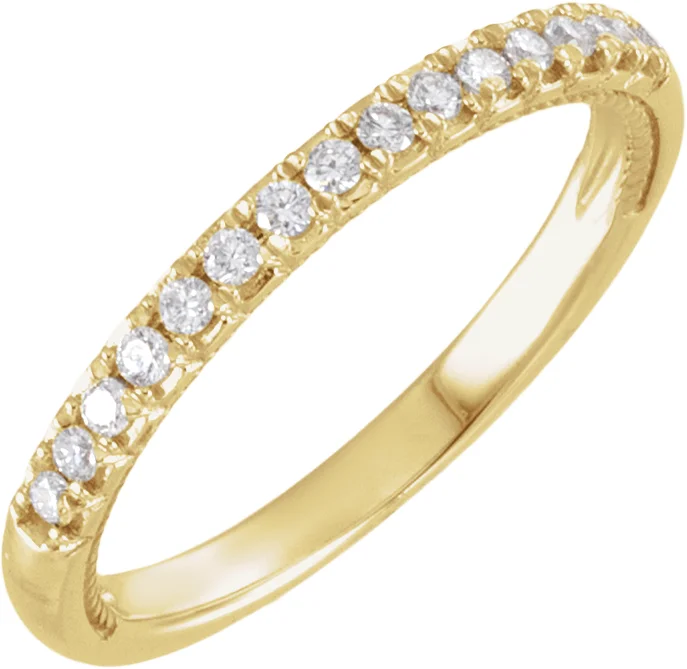 Long Bond band in 14K Yellow Gold | Haejin Jewelry Brooklyn
