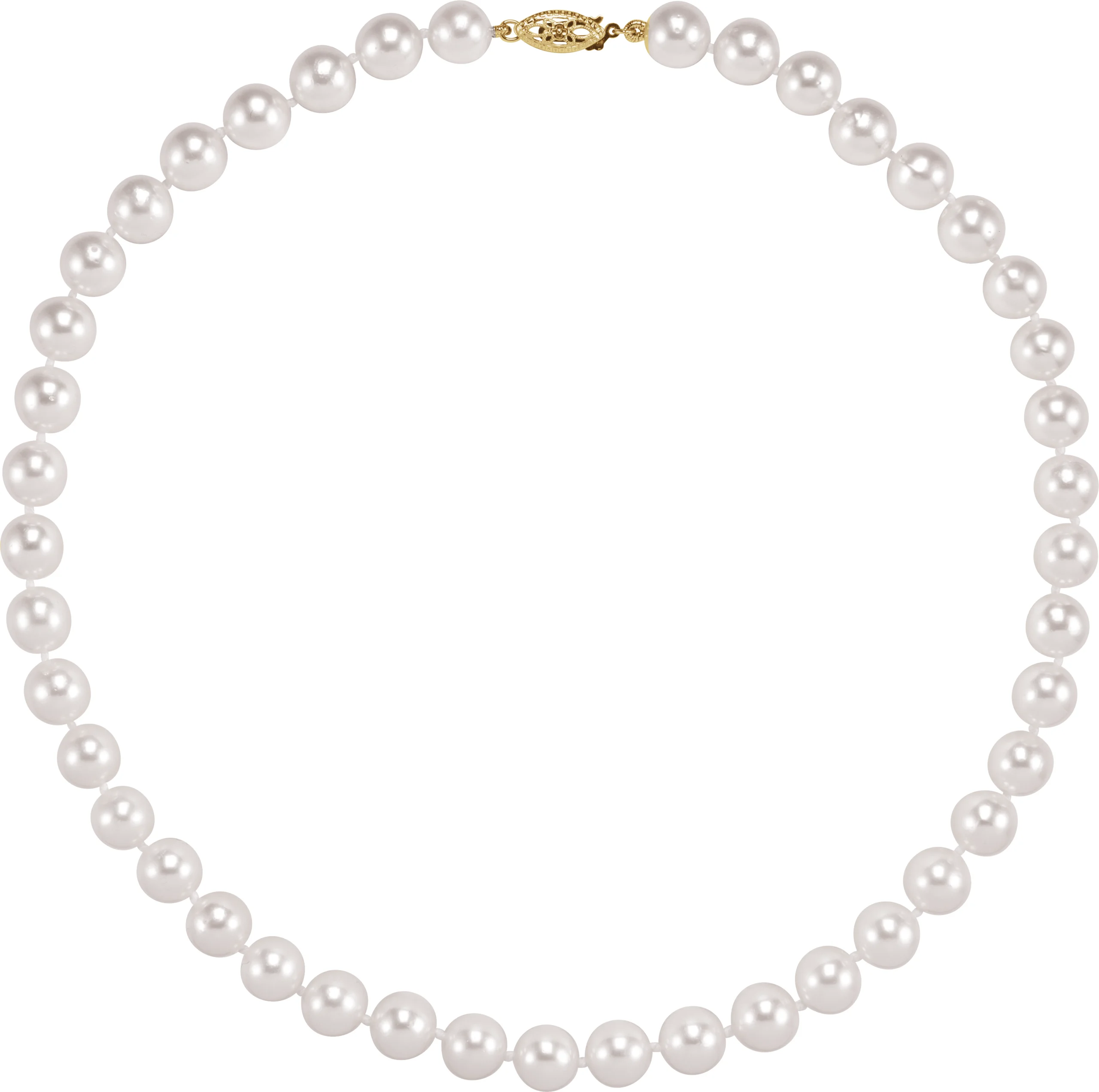 Pearl Necklace engagement ring setting
