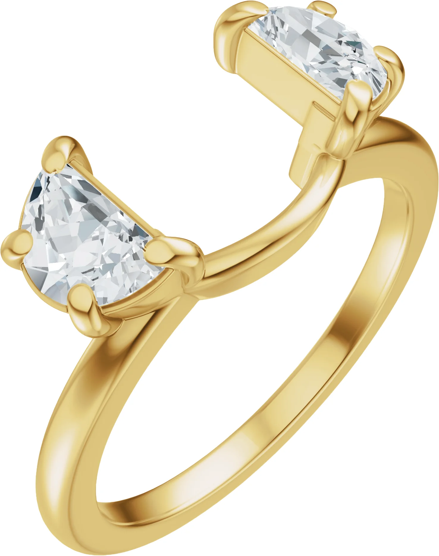 Wind Round band in 14K Yellow Gold | Haejin Jewelry Brooklyn