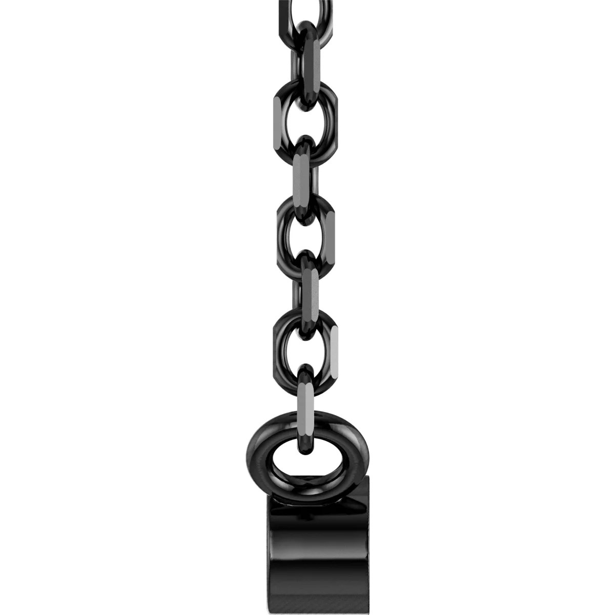 Bezel-Set Solitaire Necklace in 14K White Gold | Haejin Jewelry Brooklyn