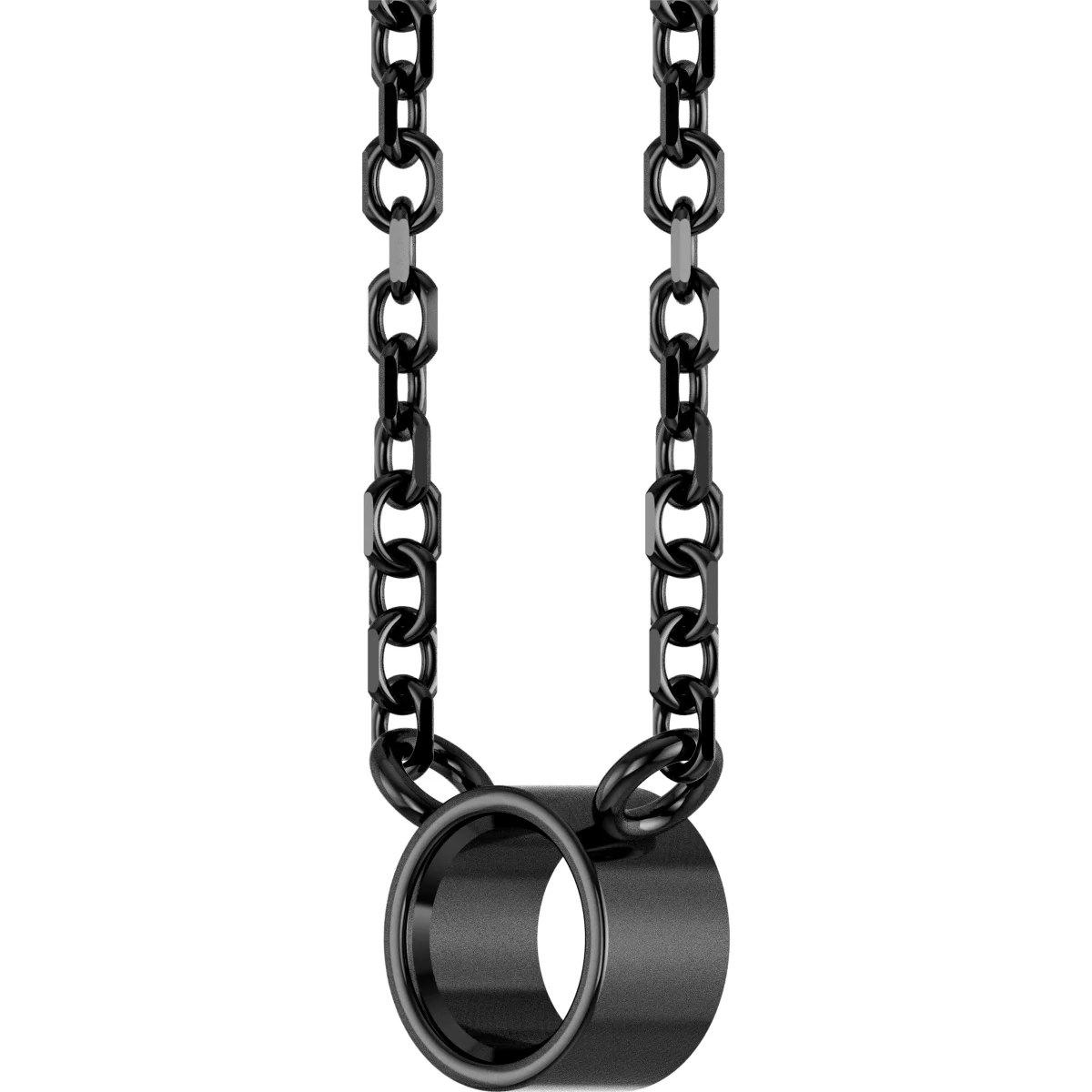 Bezel-Set Solitaire Necklace in 14K Rose Gold | Haejin Jewelry Brooklyn
