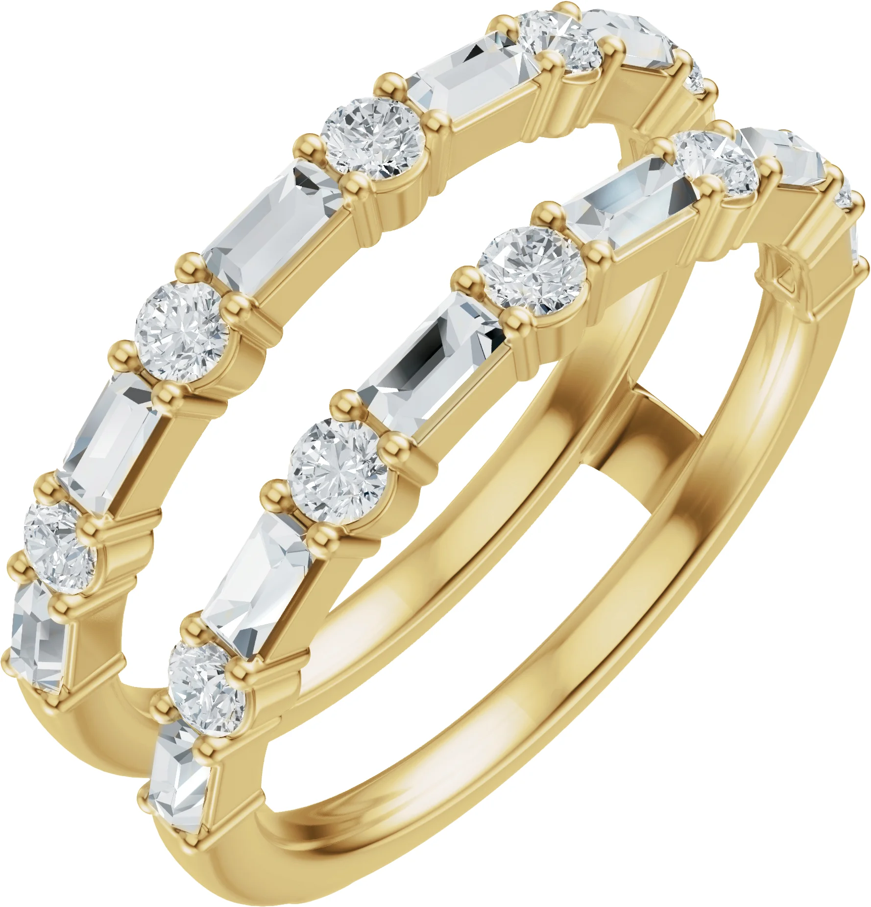 Close Guard band in 14K Yellow Gold | Haejin Jewelry Brooklyn