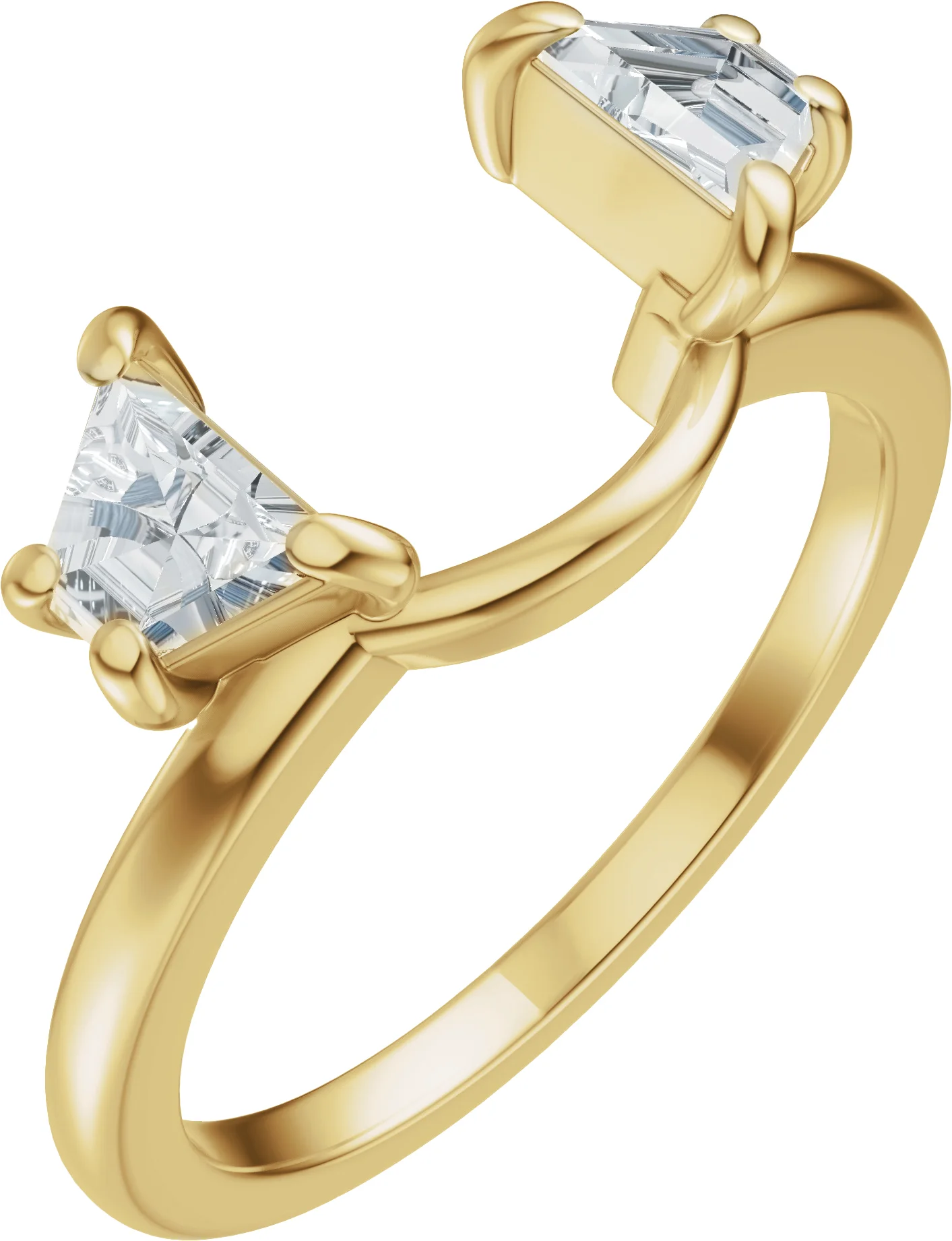 Wind Round band in 14K Yellow Gold | Haejin Jewelry Brooklyn