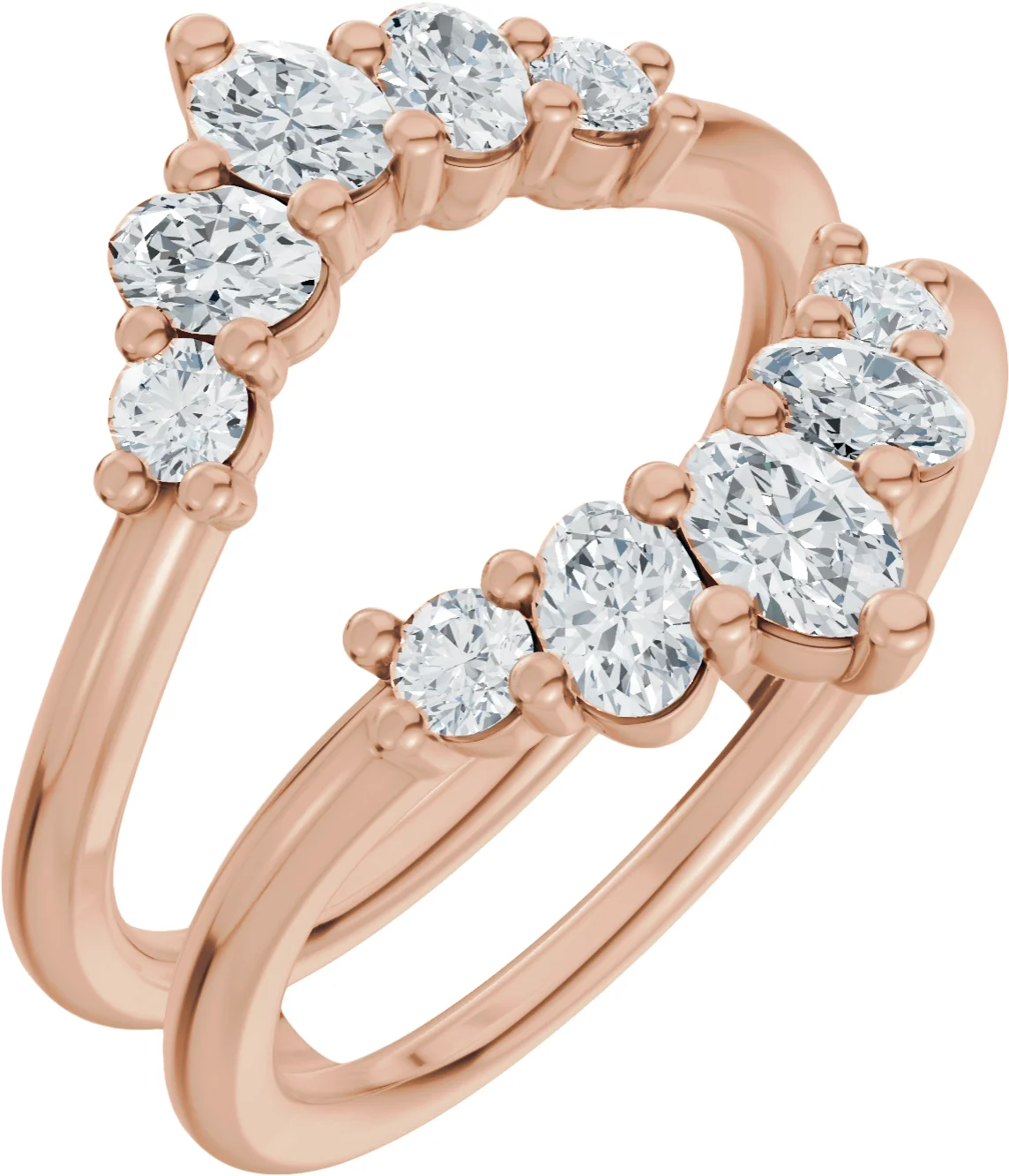 Close Guard engagement ring setting