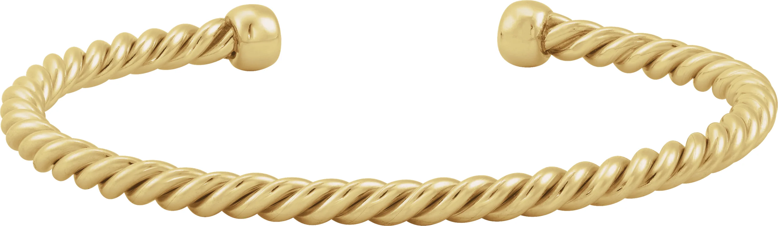 Rope Cuff Bracelet engagement ring setting