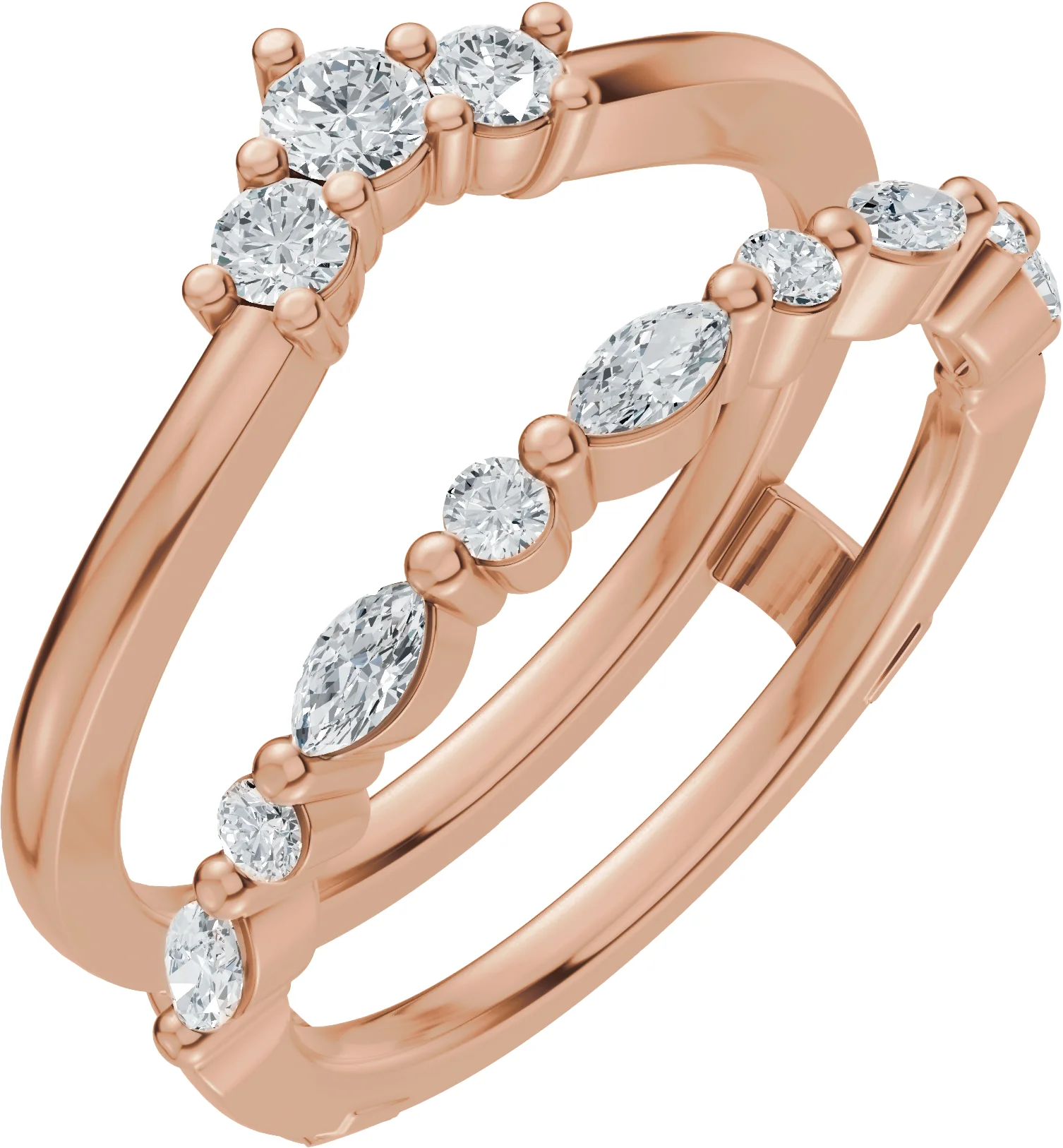 Close Guard engagement ring setting