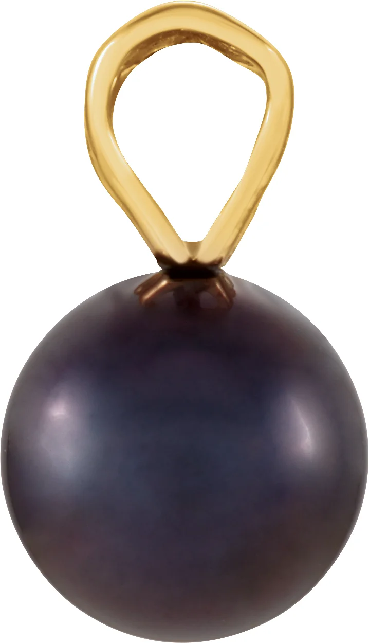 Solitaire Pearl Pendant  view 2