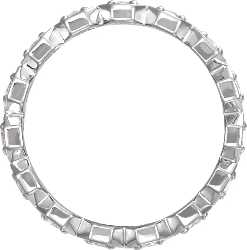 Rose-Cut Eternity Band view 2