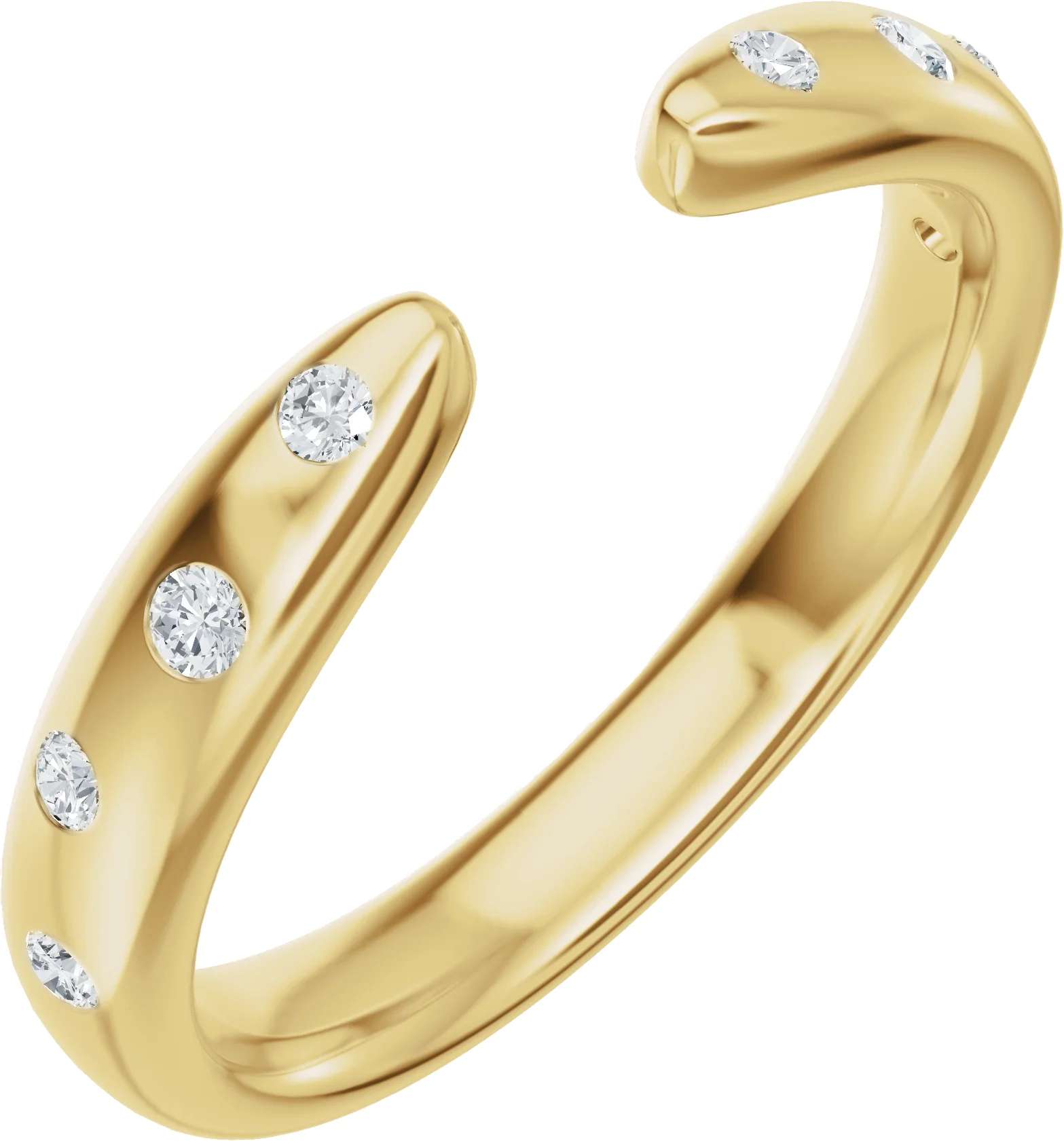 Open Shore engagement ring setting