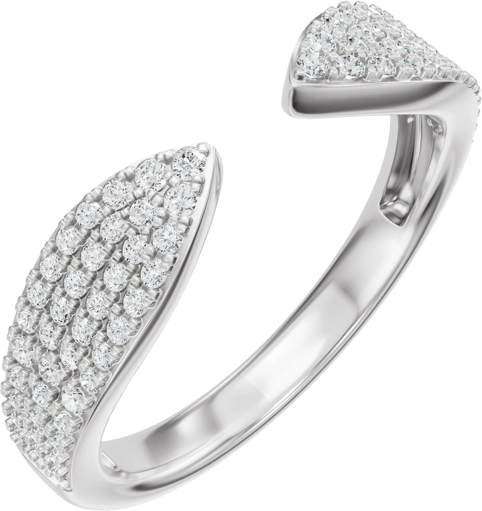 Open Shore band in 14K Yellow Gold | Haejin Jewelry Brooklyn