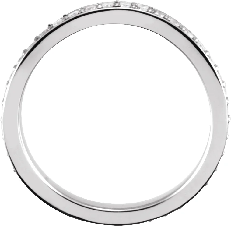 Accented Stackable Curved Band view 7